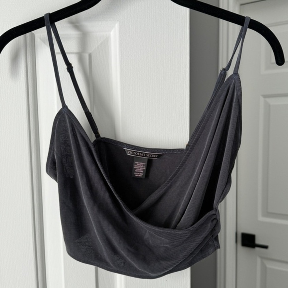 Victoria’s Secret Ribbed Crossover Crop Top